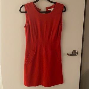 Diane von Furstenberg red dress